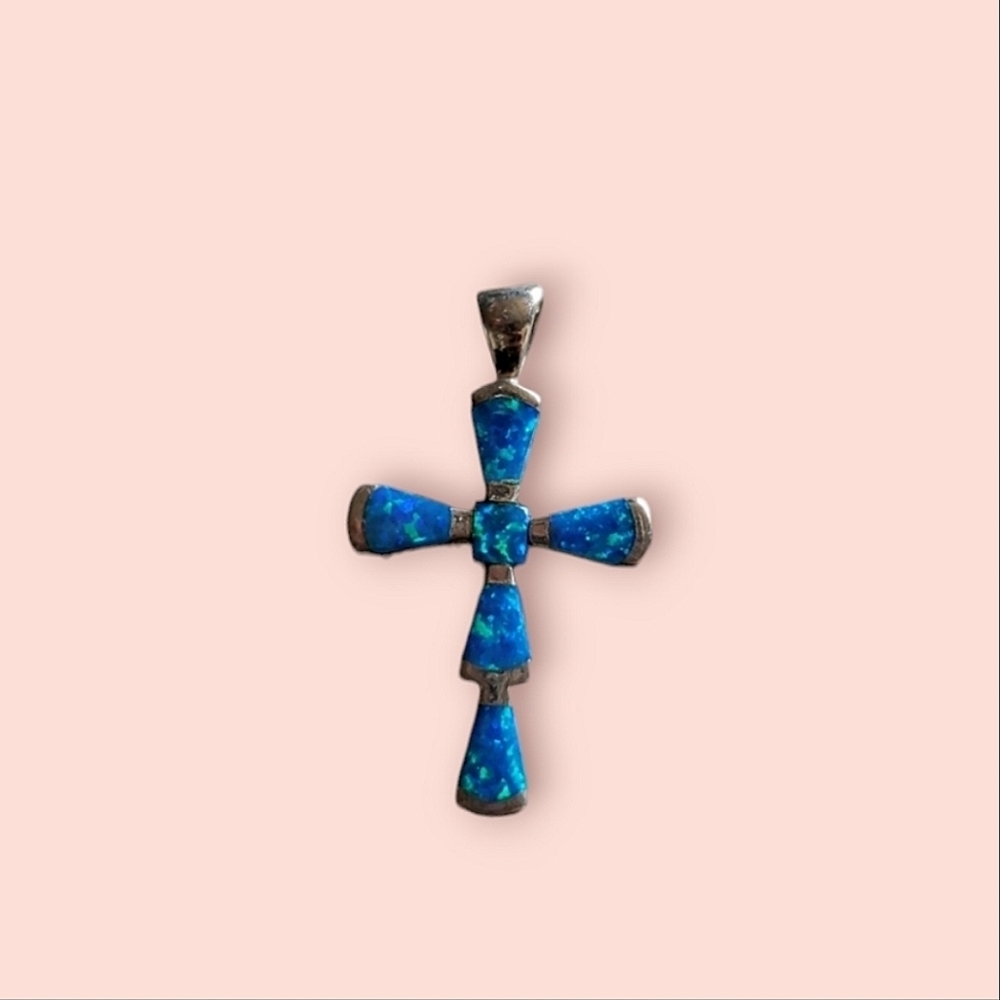 925 cross charm
